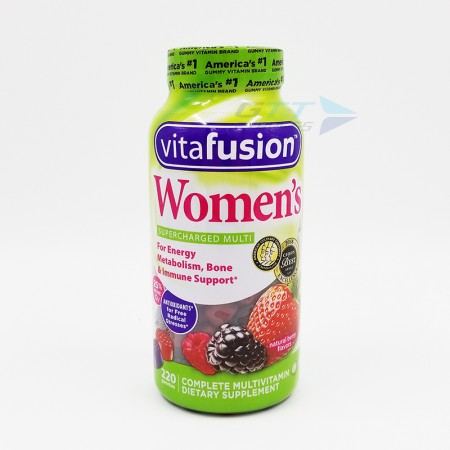 VitaFusion Women's小熊糖女士综合维生素水果软糖220粒