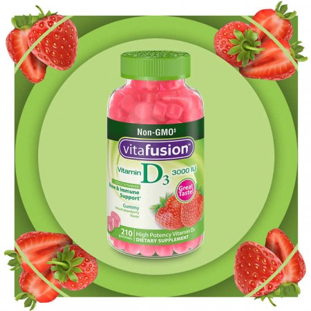 vitafusion Vitamin D3 3000 IU, 210 Adult Gummies