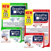 Breathe Right鼻舒乐Extra增强型通气鼻贴止打呼噜 72贴